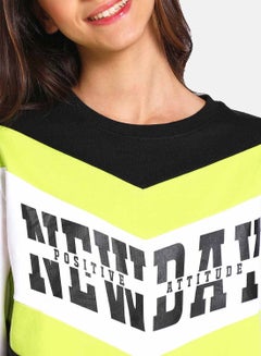 R&B Girls Fashion Cotton Sweatshirt Black  - Image 5