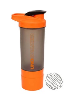 Uno Shaker with 2 Storage Compartment and Wire Blending Ball 600ml