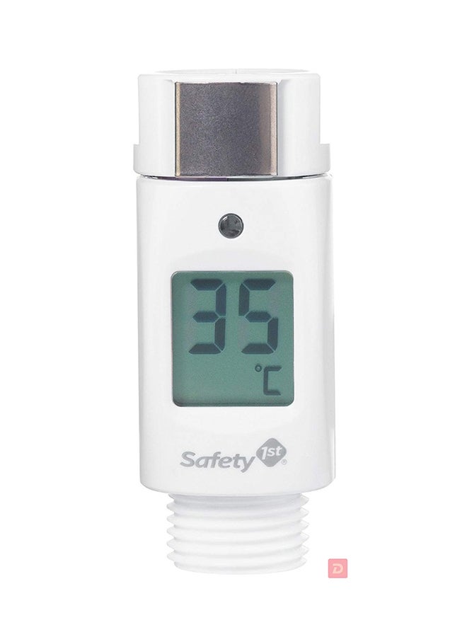 Safety 1st - Digital Shower Thermometer - White/Silver - Image 1