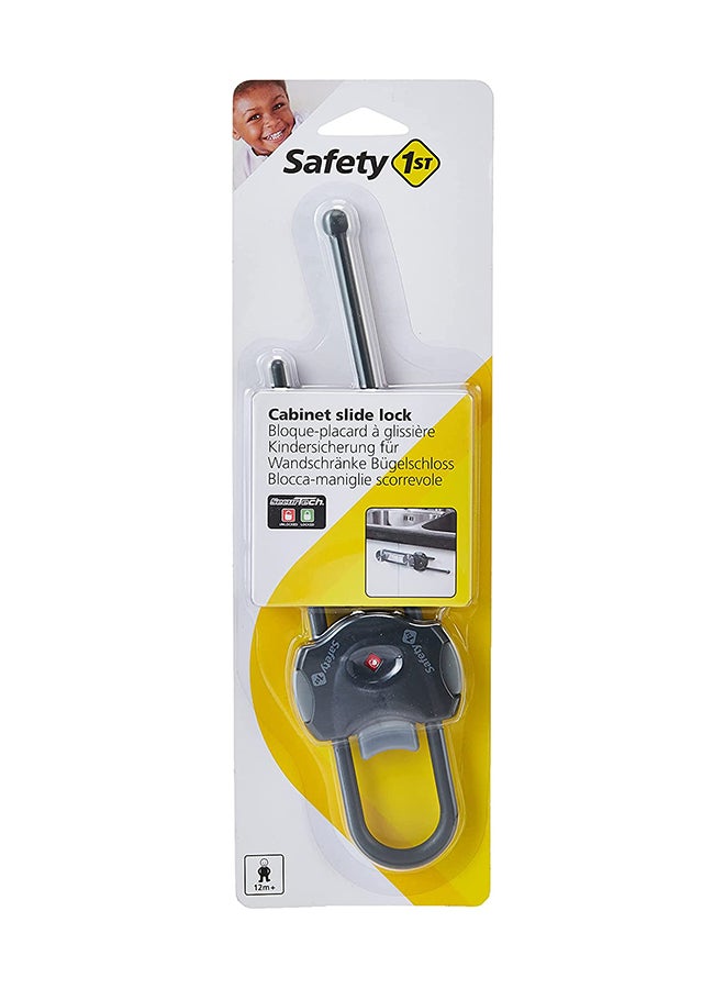 Safety 1st Cabinet Slide Lock - Grey  - Image 1
