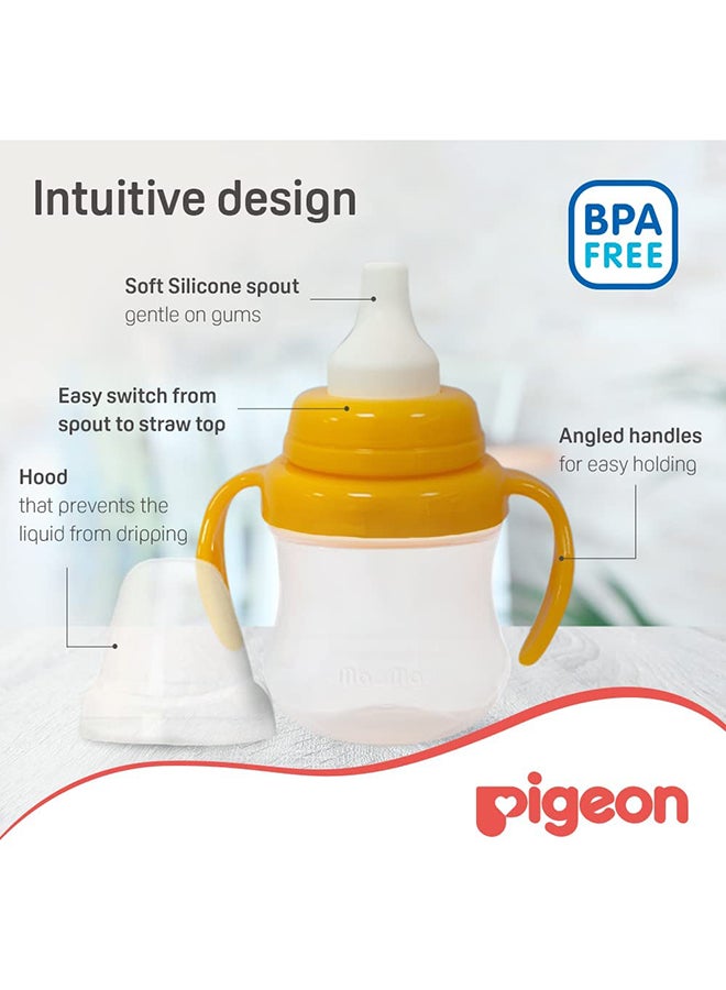 pigeon - MagMag Step 2 Spout Cup, 5+ M, 200 mL - Assorted - Image 1