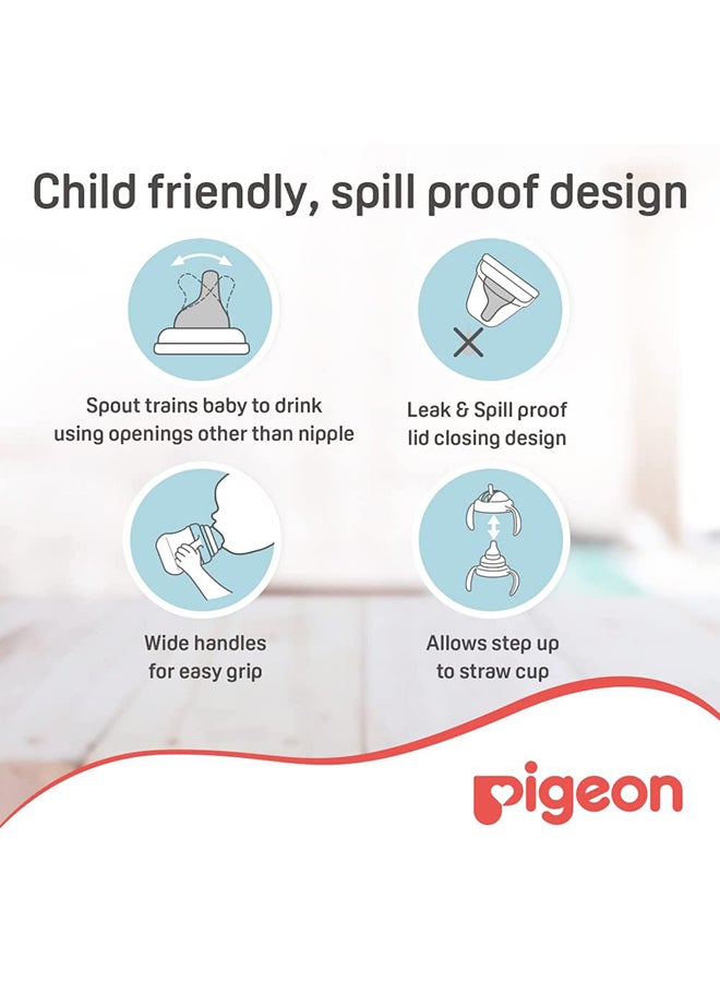 pigeon - MagMag Step 2 Spout Cup, 5+ M, 200 mL - Assorted - Image 1