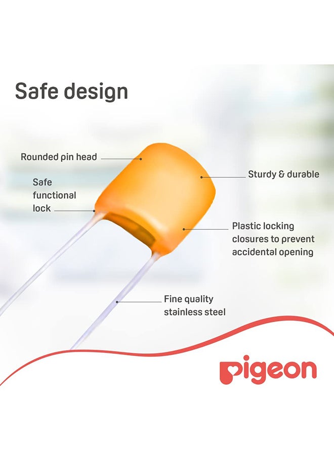 pigeon Safety Pins, Assorted  9 Pieces - Image 3