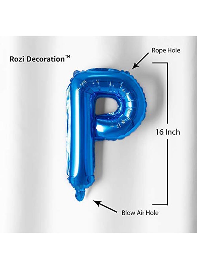 بارتي تايم بالون من القصدير على شكل حرف P 16x1.5x1.5بوصة - Image 2