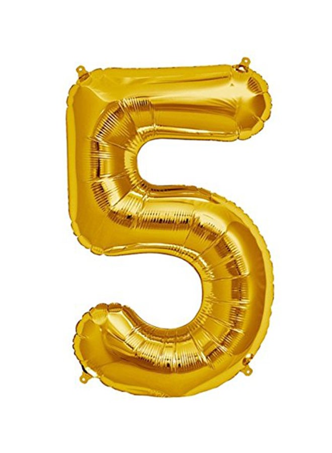 Qualatex - Number 5 Foil Balloon 16inch - Image 1