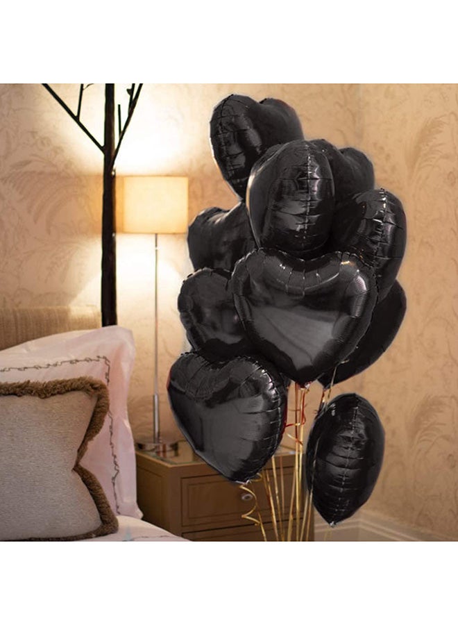 5-Piece Decorative Heart Shaped Balloon 18inch - Image 3