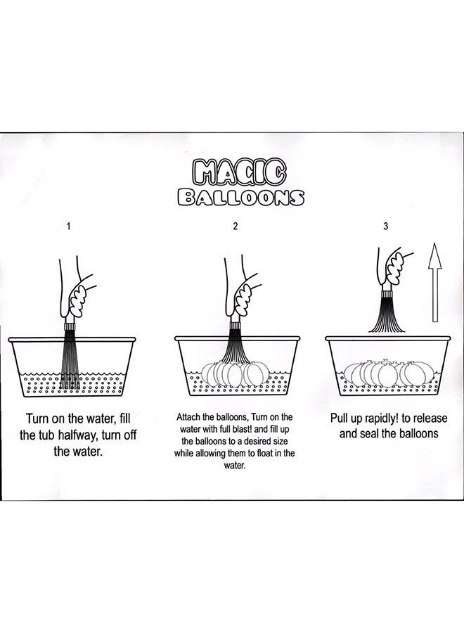 111-Piece Magic Water Balloons Set 12x5.9x1.4inch