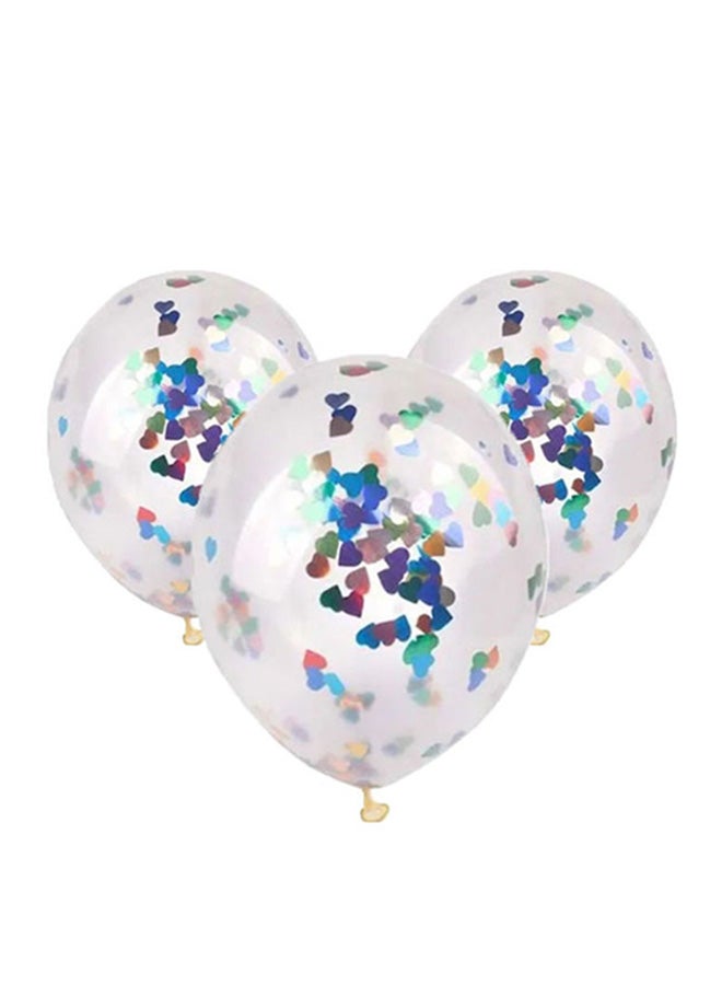 زوت 20-Piece Confetti Filled Party Decoration Balloons Set 10inch - Image 1