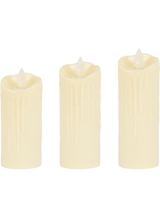 3-Piece LED Candle Set White 5x11cm - v1643879949/N52531590A_3