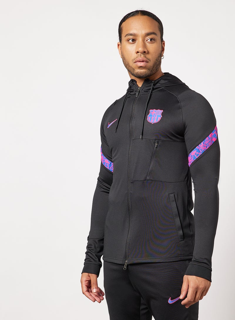 Nike - F.C. Barcelona Strike Dri-FIT Football Tracksuit Black - Image 1