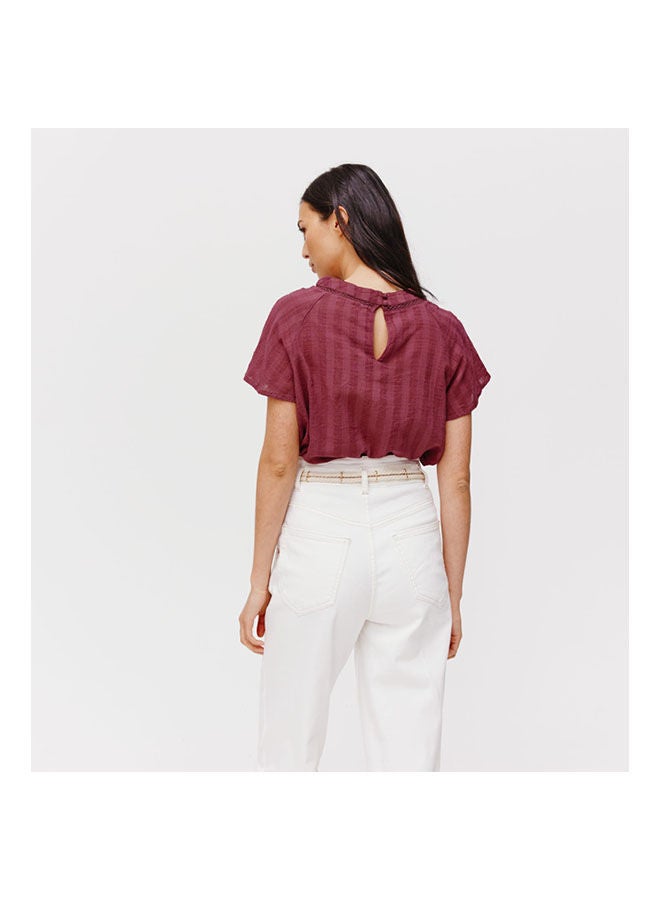 promod - Slogan Top Purple - Image 1