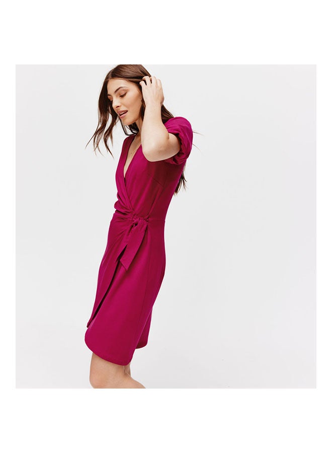 promod Crossover Dress Violet  - Image 1