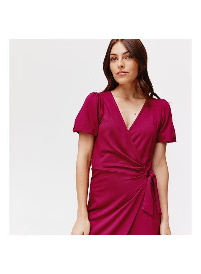 promod Crossover Dress Violet  - Image 2