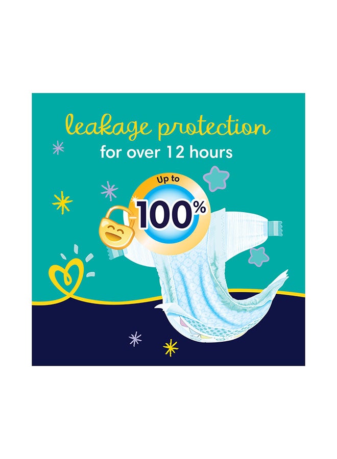 Baby Dry Night Diapers, Size 4, 10 - 15 Kg, 112 Count - Extra Sleep Protection