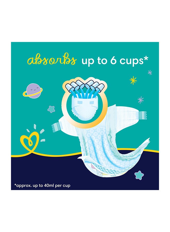 Baby Dry Night Diapers, Size 4, 10 - 15 Kg, 112 Count - Extra Sleep Protection