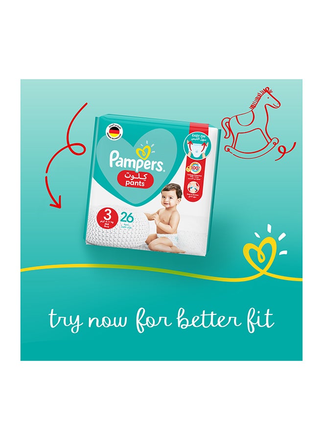 Pampers - Rash Protection Taped Diapers, Size 3, 6-10kg, Jumbo Box, 100 Count - Image 1