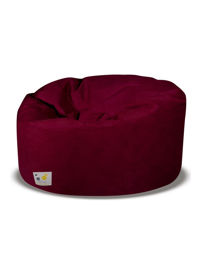 Ultra-Soft Bean Bag Relaxing Chair Burgundy 120 x 35 x 120cm