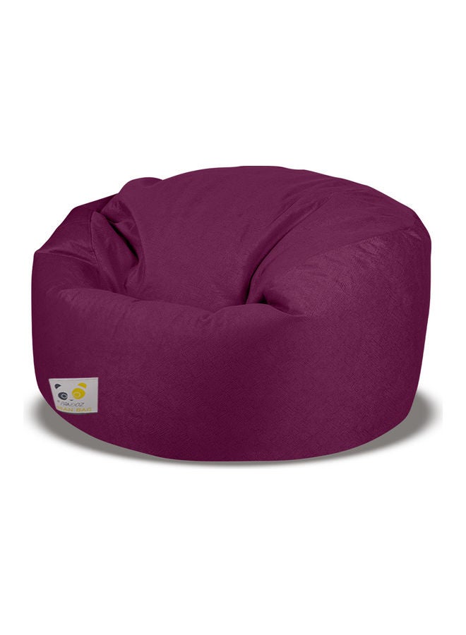 PANDOZ Ultra-Soft Bean Bag Relaxing Chair Burgundy  - Image 1