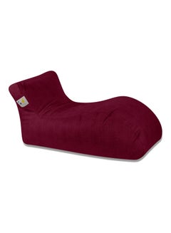 PANDOZ Ultra-Soft Bean Bag Relaxing Chair Burgundy 135 x 35 x 70cm  - Image 1