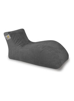PANDOZ Ultra-Soft Bean Bag Relaxing Chair Grey  - Image 1