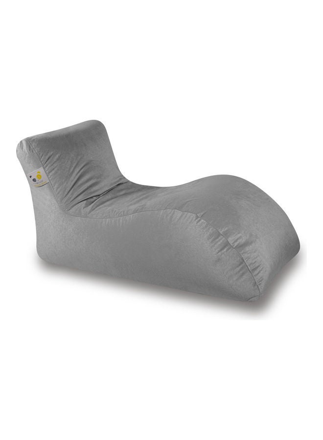 PANDOZ Ultra-Soft Bean Bag Relaxing Chair Grey  - Image 1