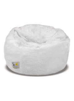 PANDOZ Ultra-Soft Bean Bag Relaxing Chair White 80 x 35 x 80cm  - Image 1