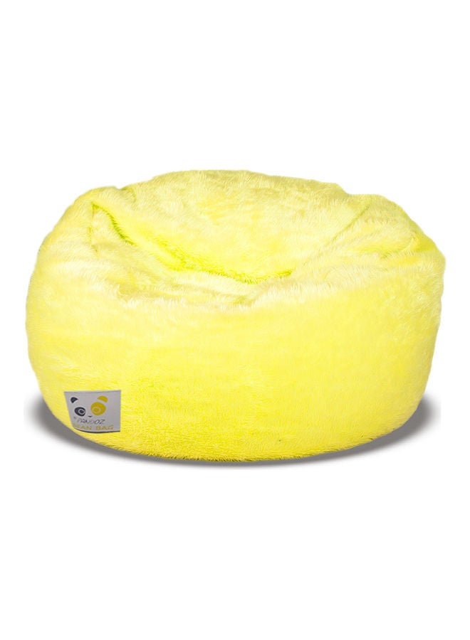PANDOZ Ultra-Soft Bean Bag Relaxing Chair Yellow 100 x 35 x 100cm  - Image 1