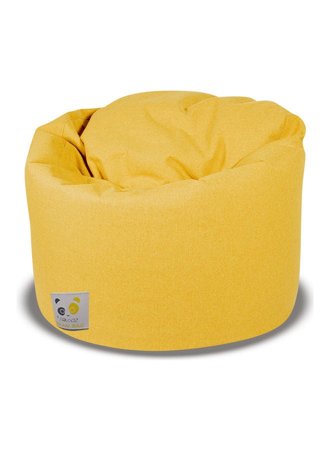 PANDOZ Ultra-Soft Bean Bag Relaxing Chair Yellow  - Image 1