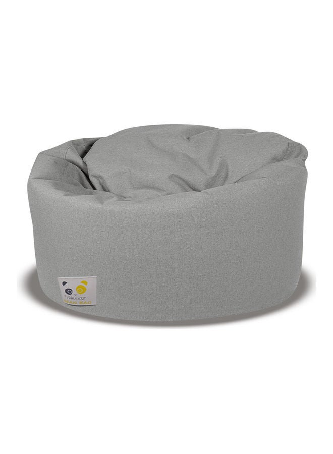 PANDOZ Ultra-Soft Bean Bag Relaxing Chair Grey 100 x 35 x 100cm  - Image 1