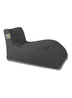 Ultra-Soft Bean Bag Relaxing Chair Grey 135 x 35 x 70cm