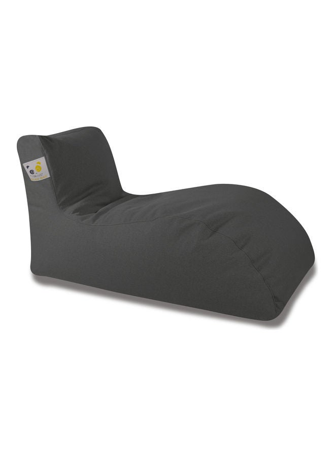 PANDOZ - Ultra-Soft Bean Bag Relaxing Chair Grey 135 x 35 x 70cm - Image 1