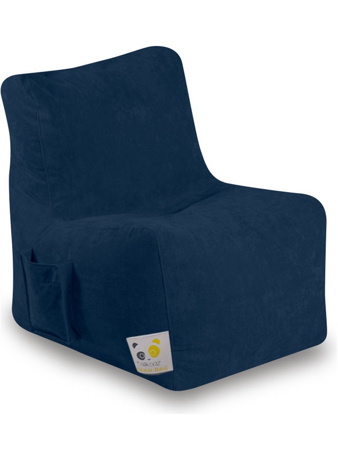 PANDOZ Ultra-Soft Bean Bag Relaxing Chair Blue  - Image 1