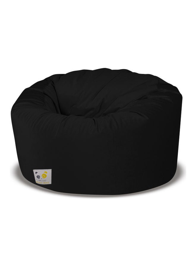 PANDOZ - Ultra-Soft Bean Bag Relaxing Chair Black 80 x 35 x 80cm - Image 1