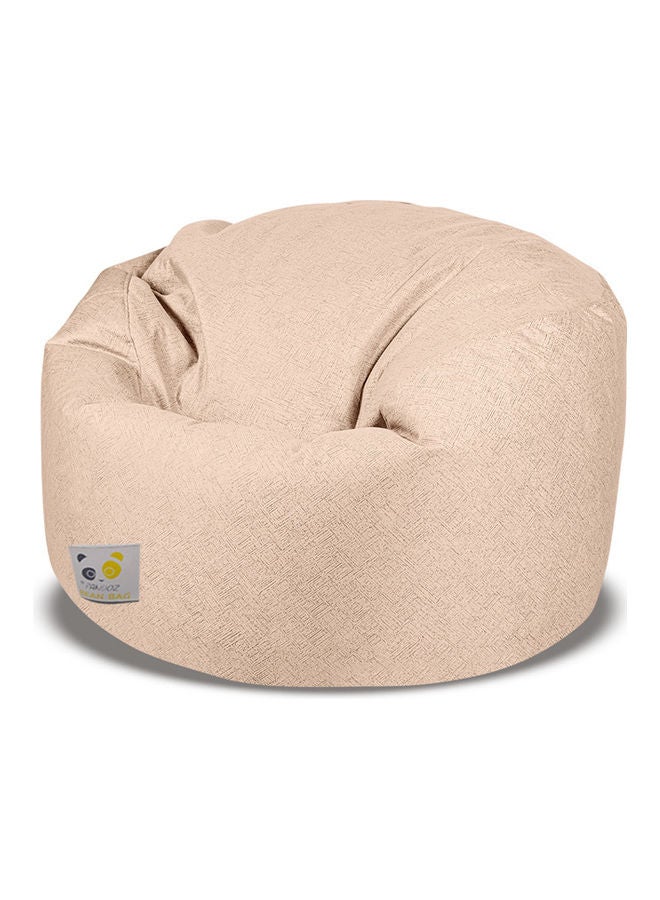 PANDOZ Ultra-Soft Bean Bag Relaxing Chair Beige 80 x 35 x 80cm  - Image 1