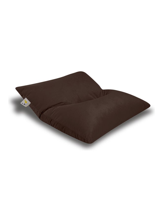 PANDOZ Ultra-Soft Bean Bag Relaxing Chair Brown 140 x 25 x 160cm  - Image 1