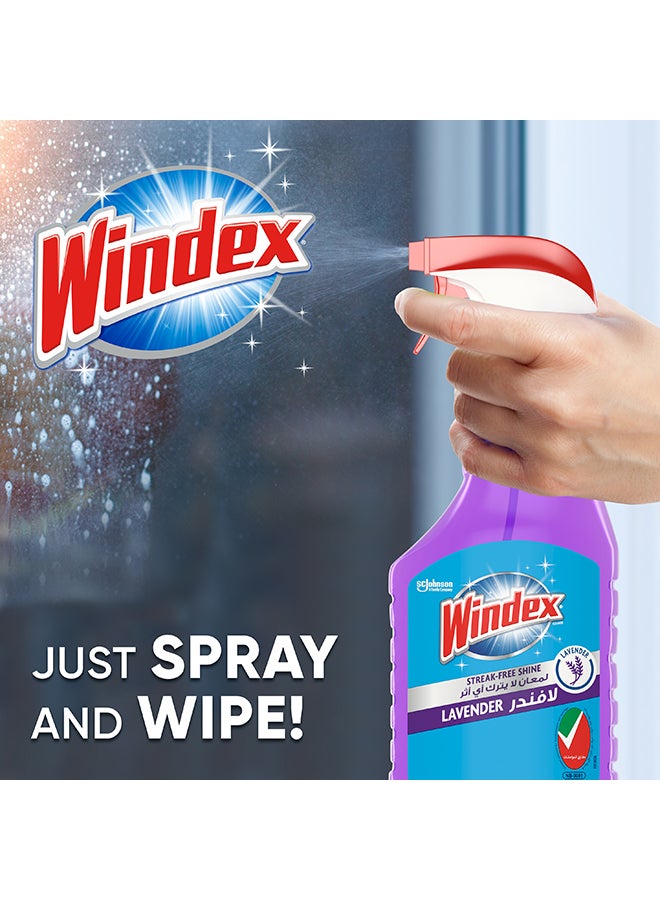 Windex Glass Cleaner Trigger Bottle Lavender 750ml - Image 5