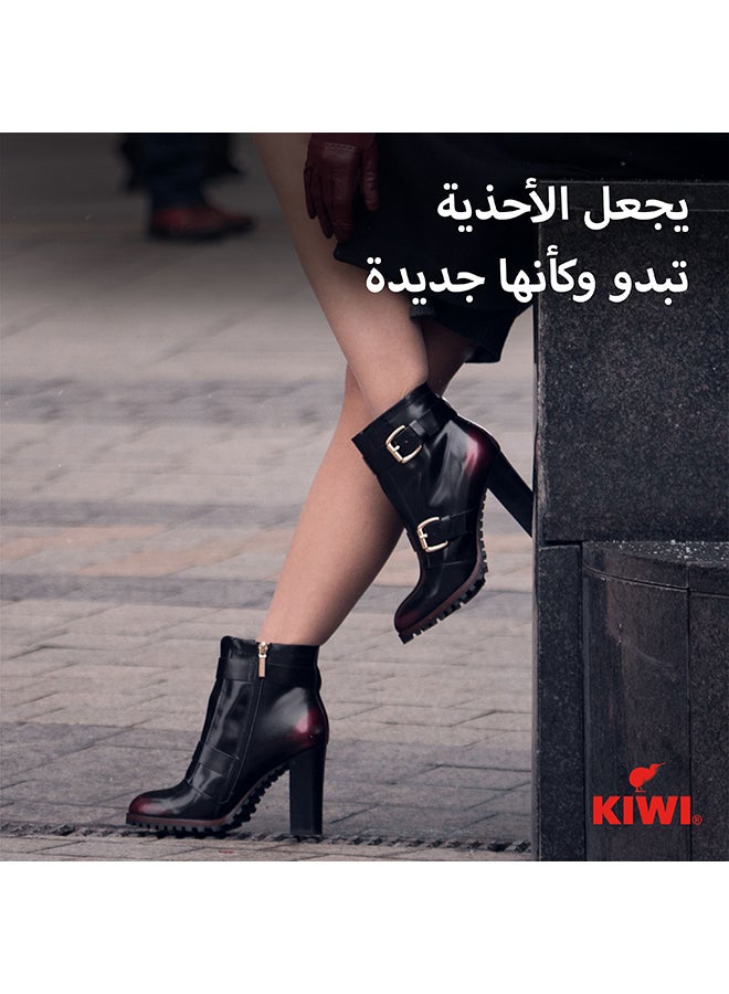 سائل تلميع سريع للأحذية مع حماية من الماء تدوم طويلاً، 75 مل أسود