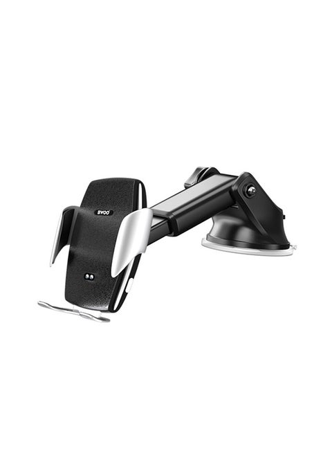 10W Fast Wireless Car Charger with Smart Sensor For Apple/Samsung/Huawei/Mi & Qi Enable Smart Phones Black