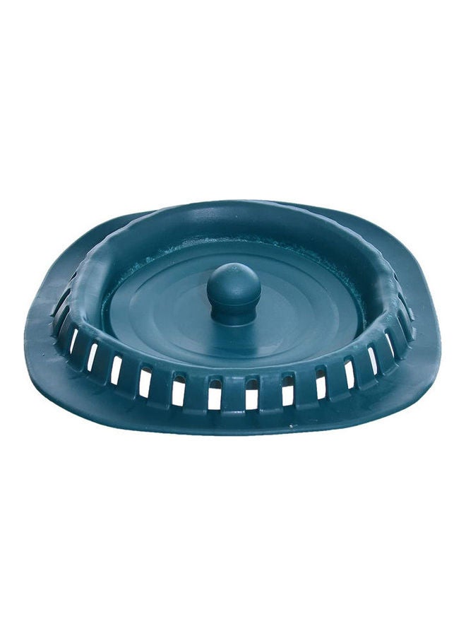 ماركة غير محددة - Silicon Circular Foldable Pelvis Strainer Dark Blue - Image 1