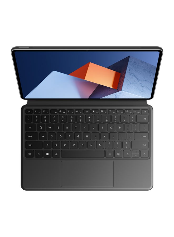 هواوي - لابتوب ميت بوك إي 2 في 1 مزود بشاشة مقاس 12.6 بوصة، وبمعالج كور i5-‎1130G7/ وذاكرة رام سعة 8 جيجابايت/ ومحرك أقراص SSD سعة 256 جيجابايت/ يعمل باللمس ومزود بلوحة مفاتيح/ ويعمل بنظام تشغيل ويندوز 11 هوم طراز DIRAC-W5821T arabic سديم رمادي - Image 1
