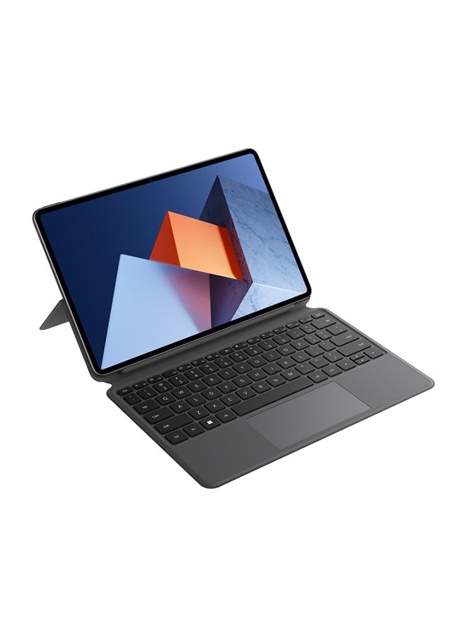 هواوي - لابتوب ميت بوك إي 2 في 1 مزود بشاشة مقاس 12.6 بوصة، وبمعالج كور i5-‎1130G7/ وذاكرة رام سعة 8 جيجابايت/ ومحرك أقراص SSD سعة 256 جيجابايت/ يعمل باللمس ومزود بلوحة مفاتيح/ ويعمل بنظام تشغيل ويندوز 11 هوم طراز DIRAC-W5821T arabic سديم رمادي - Image 1