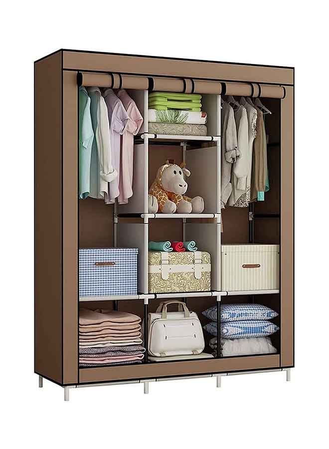 Generic - Portable Wardrobe Organizer Brown 5000grams - Image 1