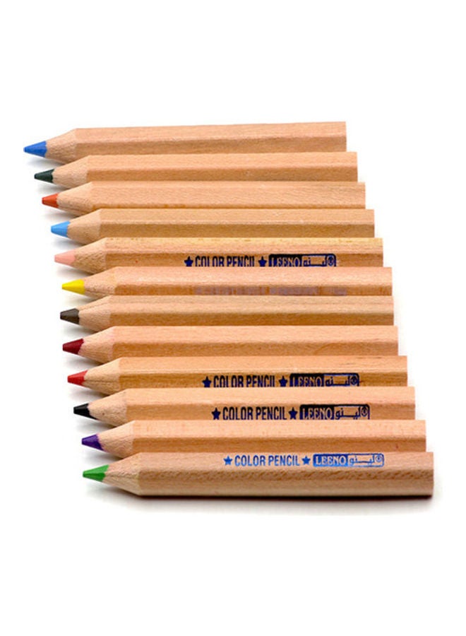 LEENO 12 Mini Color Pencil Multicolour - Image 1