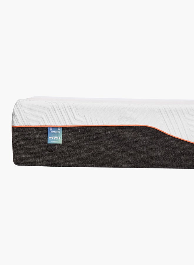 Home Box - iNatural Twin Roll-Pack Charcoal Memory Foam Single Size Mattress White 120x200x26cm - Image 1
