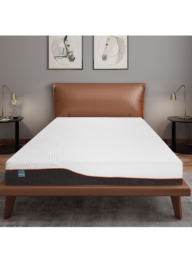 Home Box - iNatural Twin Roll-Pack Charcoal Memory Foam Single Size Mattress White 120x200x26cm - Image 1