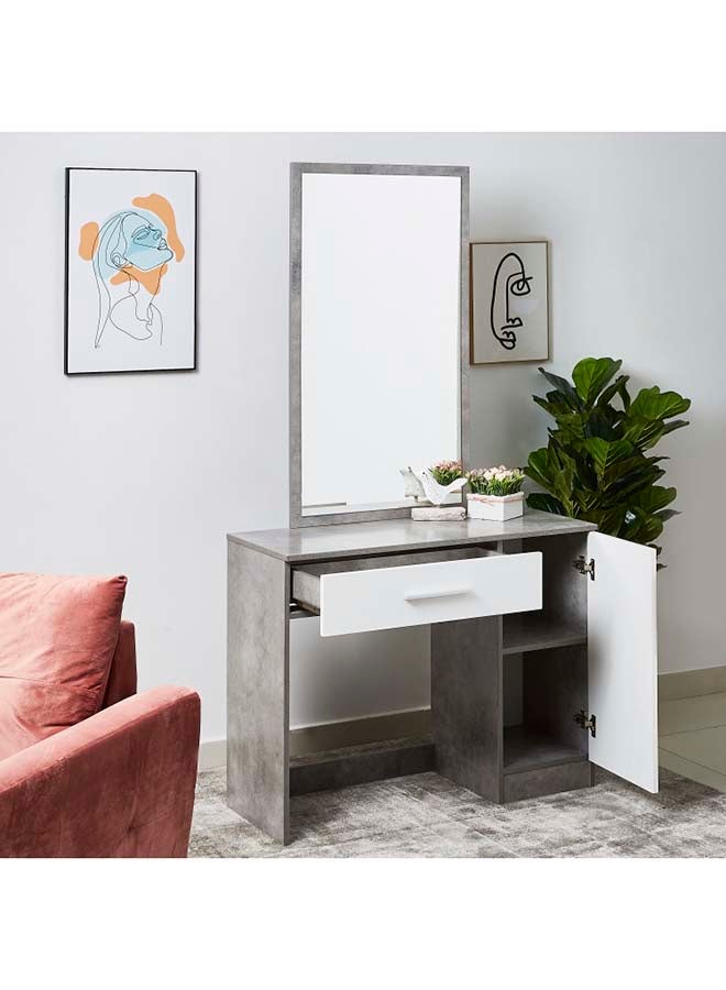 Home Box - Patara Dresser | Dressing Table | Vanity Table | Makeup Table With Mirror Multicolour 120 x 39 x 80cm - Image 1