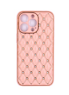 Protective Case Cover for Apple iPhone 13 Pro Pink/Gold