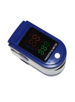 Digital Fingertip Pulse Oximeter LED Display Blood Oxygen Level SpO2 Finger Oximeter Sensor Saturation Fingertip Monitor Measurement Meter Blue