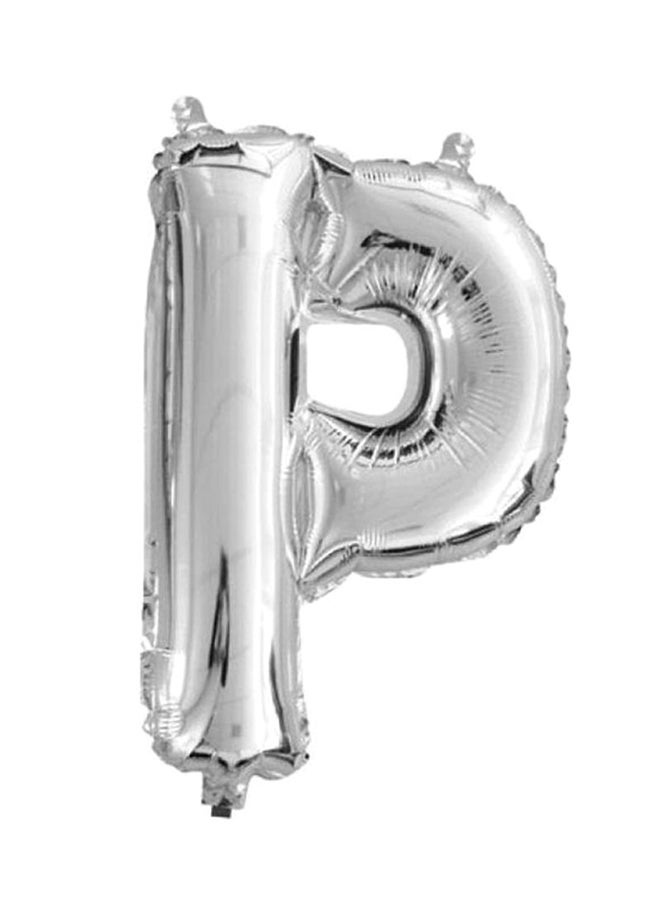 Goldedge Alphabet P Shaped Foil Balloon 32inch