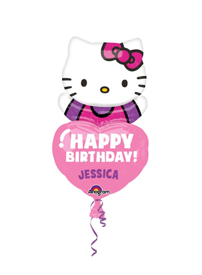 Anagram Hello Kitty Personalized Foil Balloon 2965401 32inch Birthday Decorations Party Supplies 32inch 